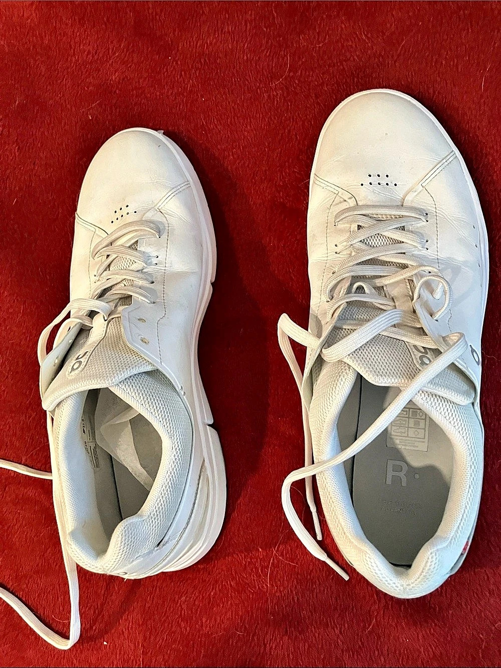 On White Sneakers